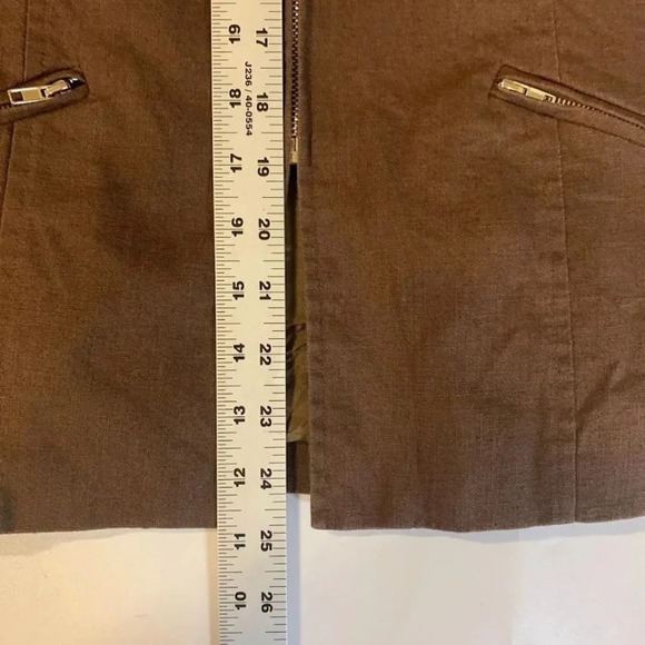 Pendleton Women's Vintage‎ Linen Full Zip Made in Hong Kong Vest Size 4 - Picture 11 of 11